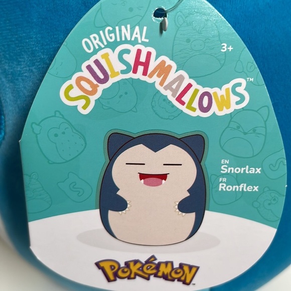 Squishmallows Snorlax the Pokemon 10” - Picture 5 of 8